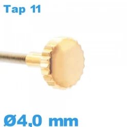 Couronne de montre tube long TAP 11 - Cuivre / 4,0mm