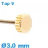 Couronne de Remontoir de Montre - Cuivre / 3,0 mm TAP 9