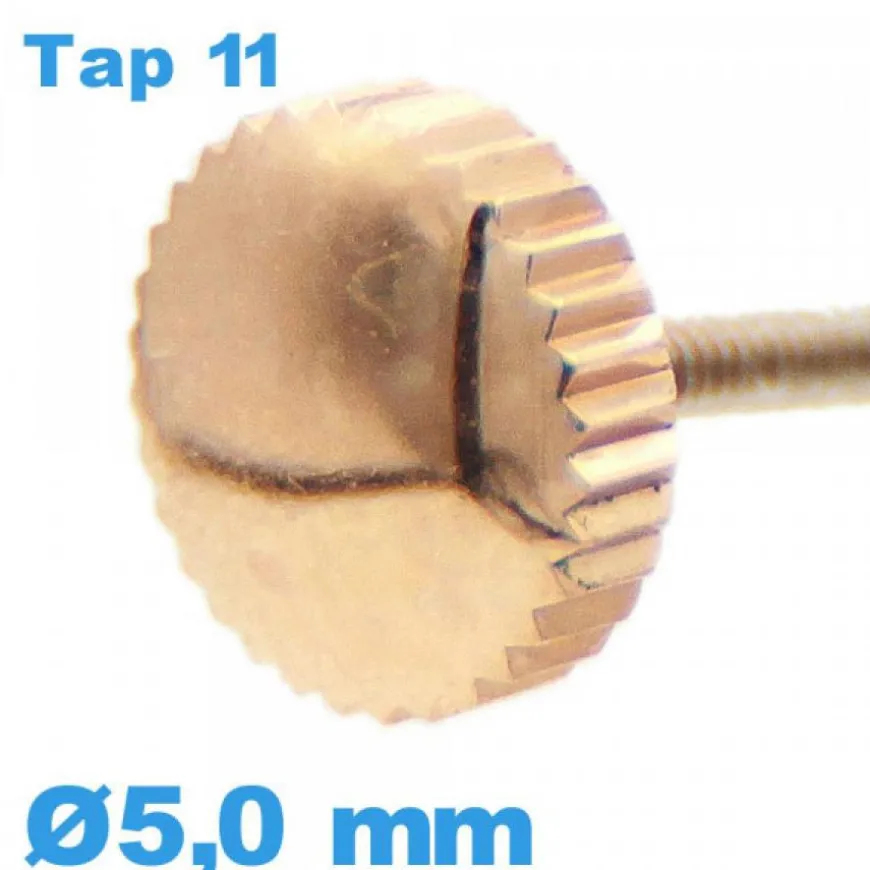 Couronne de Remontoir de Montre / 5,0mm - Cuivre