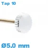 Couronne de Remontoir Montre - argenté / 5,0 mm TAP 10