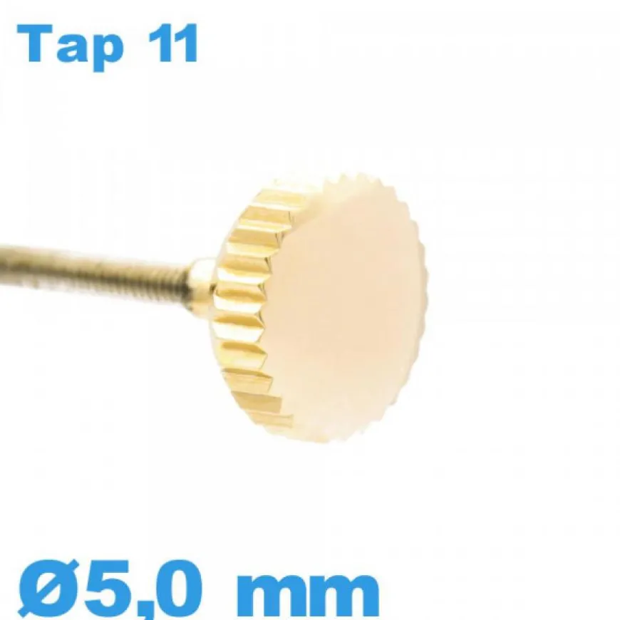 Couronne de Remontoir Montre / 5,0mm - Doré TAP 11