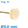 Couronne Montre / 5,0 mm - Doré TAP 11