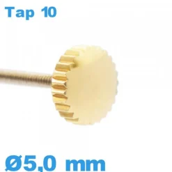 Couronne Montre TAP 10 / 5,0mm - Doré