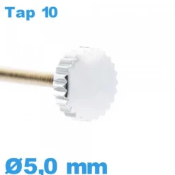 Couronne Remontoir Montre TAP 10 - argenté / 5,0 mm