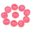Doigtier Roulé Pack de 10 Latex Rose Taille S