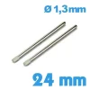 Goupille Moletée 24 mm - diam. 1,30 - Pack 2