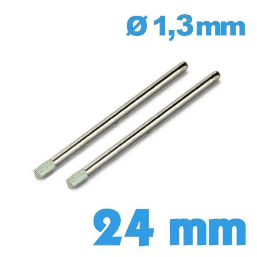 Goupille Moletée 24 mm - diam. 1,30 - Pack 2