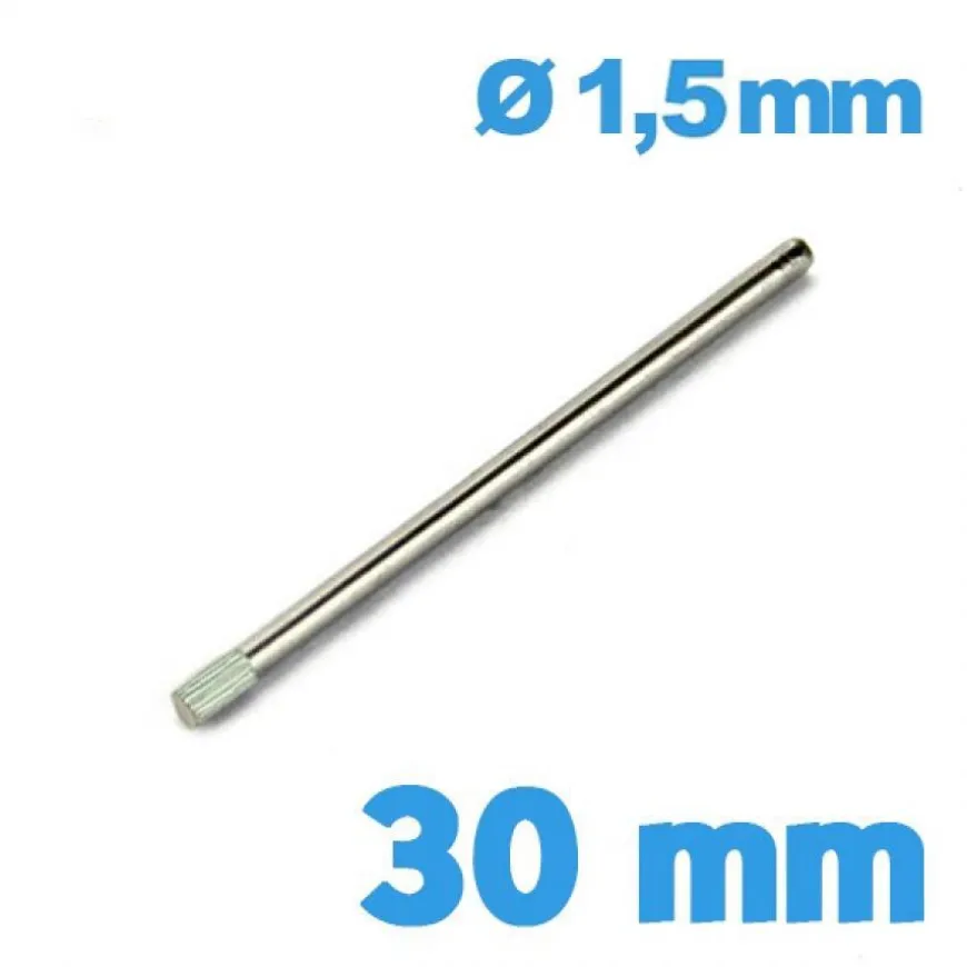 Goupille Moletée 30 mm diamètre 1,5 mm