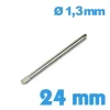 Goupille Moletée 22 mm diamètre 1,30 mm