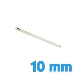 Goupille seule pour bracelet montre métal pas chère de 10 mm