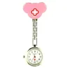 Infirmière rose pas chère femme montre chaine argenté