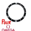 Insert Lunette Montre OMEGA Seamaster Bleu 33,05 mm