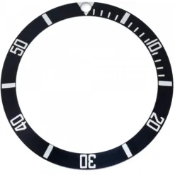 Insert Lunette pour Montre ROLEX Céramique Noir 37,45 mm