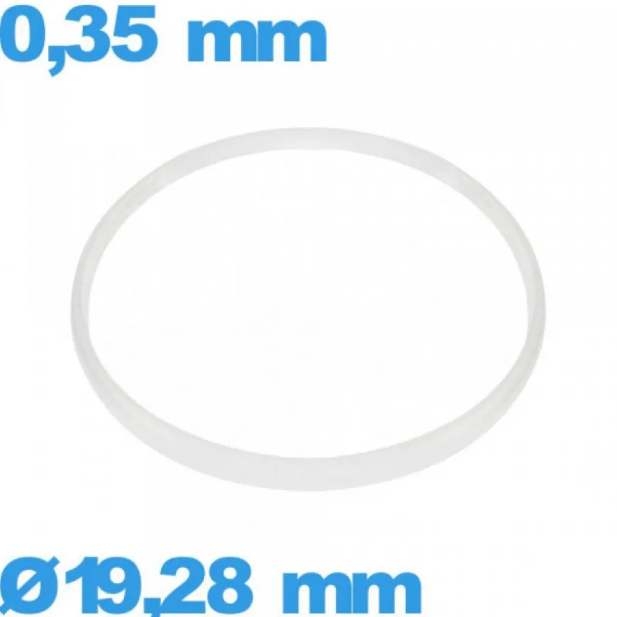 Joint de montre ISO Swiss 19,28 X 0,35 mm Cylindrique