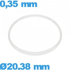 Joint  ISO Swiss blanc montre - 20,38 X 0,35 mm