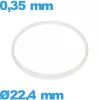 Joint  pas cher verre montre de marque Sternkreuz 22,4 X 0,35 mm Cylindrique