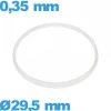 Joint  pour montre Cylindrique 29,5 X 0,35 mm