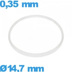 Joint Sternkreuz pour horlogerie  - 14,7 X 0,35 mm  Cylindrique