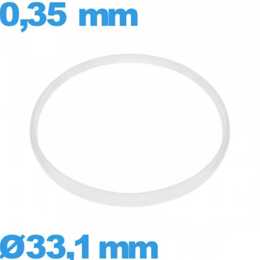 Joint Sternkreuz verre pour horlogerie - 33,1 X 0,35 mm i-Ring