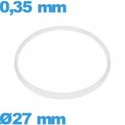 Joint Sternkreuz verre pour montre  - 27 X 0,35 mm  Cylindrique