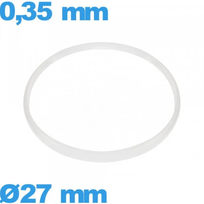 Joint Sternkreuz verre pour montre - 27 X 0,35 mm Cylindrique