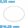 Joint verre de montre   pas cher  i-Ring 14,28 X 0,35 mm