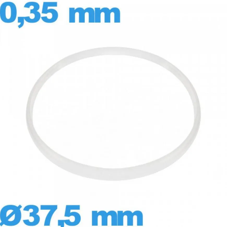 Joint verre de montre - 37,5 X 0,35 mm
