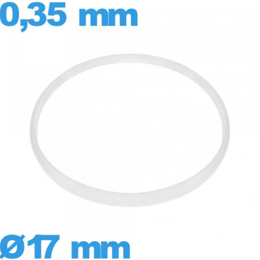 Joint verre de montre 17 X 0,35 mm