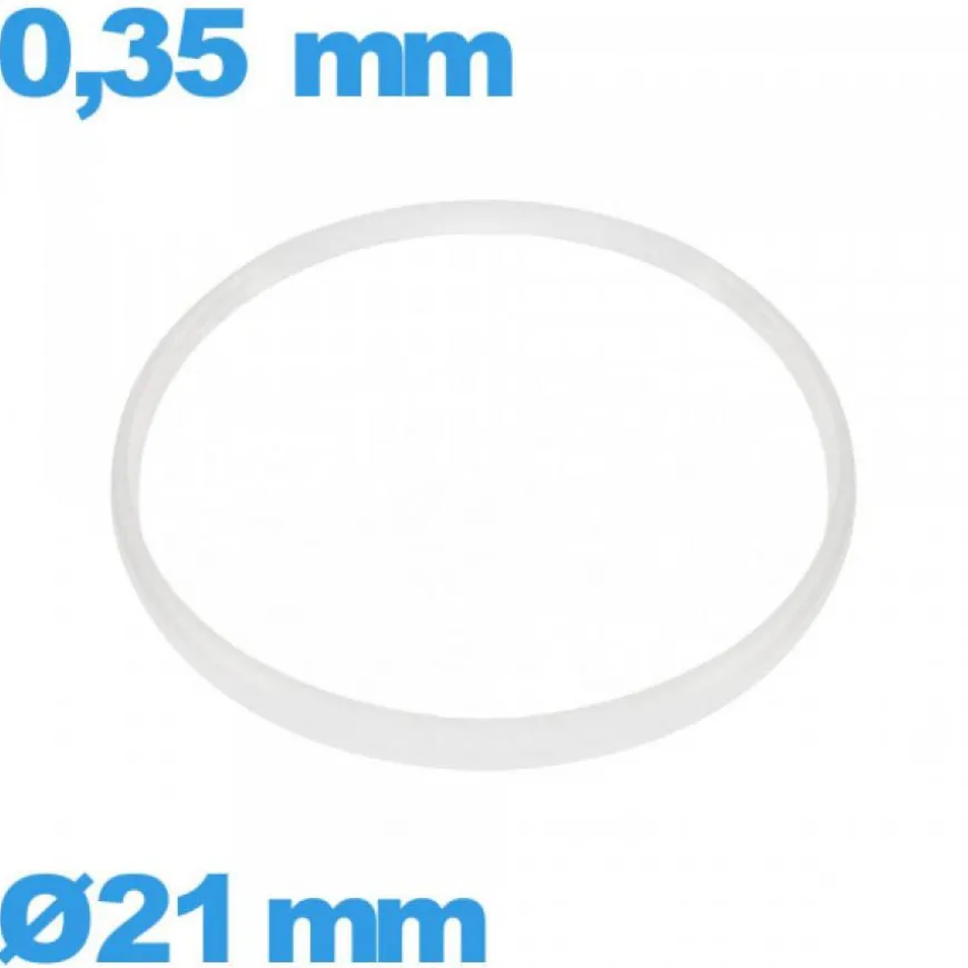 Joint verre de montre - 21 X 0,35 mm