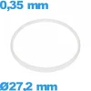 Joint verre d'horlogerie      27,2 X 0,35 mm pas cher