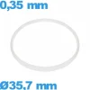 Joint verre horlogerie de marque Sternkreuz 35,7 X 0,35 mm