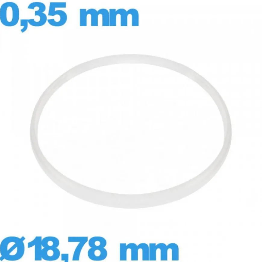 Joint verre horlogerie 18,78 X 0,35 mm