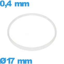Joint verre horlogerie 17 X 0,4 mm   Cylindrique