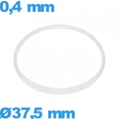 Joint verre horlogerie 37,5 X 0,4 mm  Hytrel Cylindrique