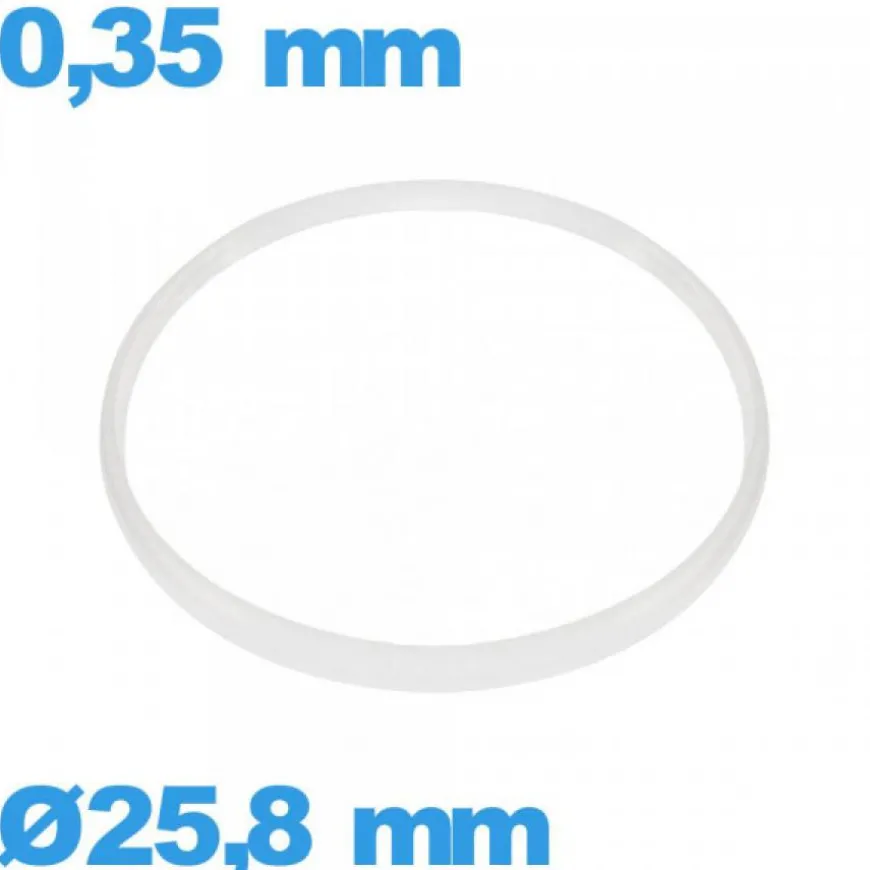 Joint verre horlogerie 25,8 X 0,35 mm pas cher