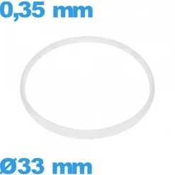 Joint verre montre de marque ISO Swiss  blanc 33 X 0,35 mm