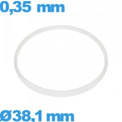Joint  verre montre Hytrel - 38,1 X 0,35 mm