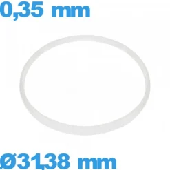Joint verre montre ISO Swiss   31,38 X 0,35 mm  Cylindrique