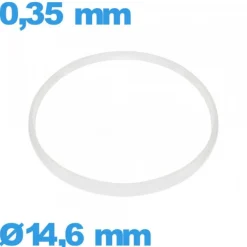 Joint  verre montre Sternkreuz  14,6 X 0,35 mm blanc  Hytrel