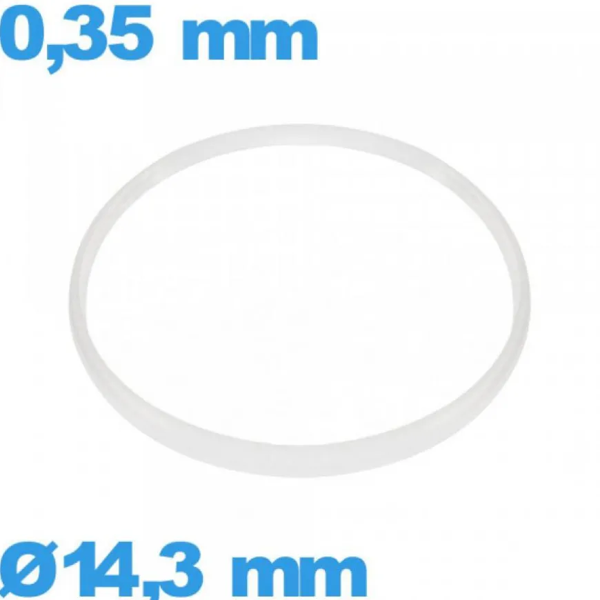 Joint verre montre Sternkreuz 14,3 X 0,35 mm Hytrel
