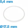 Joint verre montre    17,5 X 0,4 mm