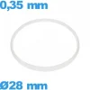 Joint verre montre   28 X 0,35 mm  i-Ring