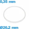 Joint verre pour horlogerie Sternkreuz   26,2 X 0,35 mm