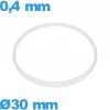 Joint verre pour horlogerie Sternkreuz   30 X 0,4 mm Hytrel