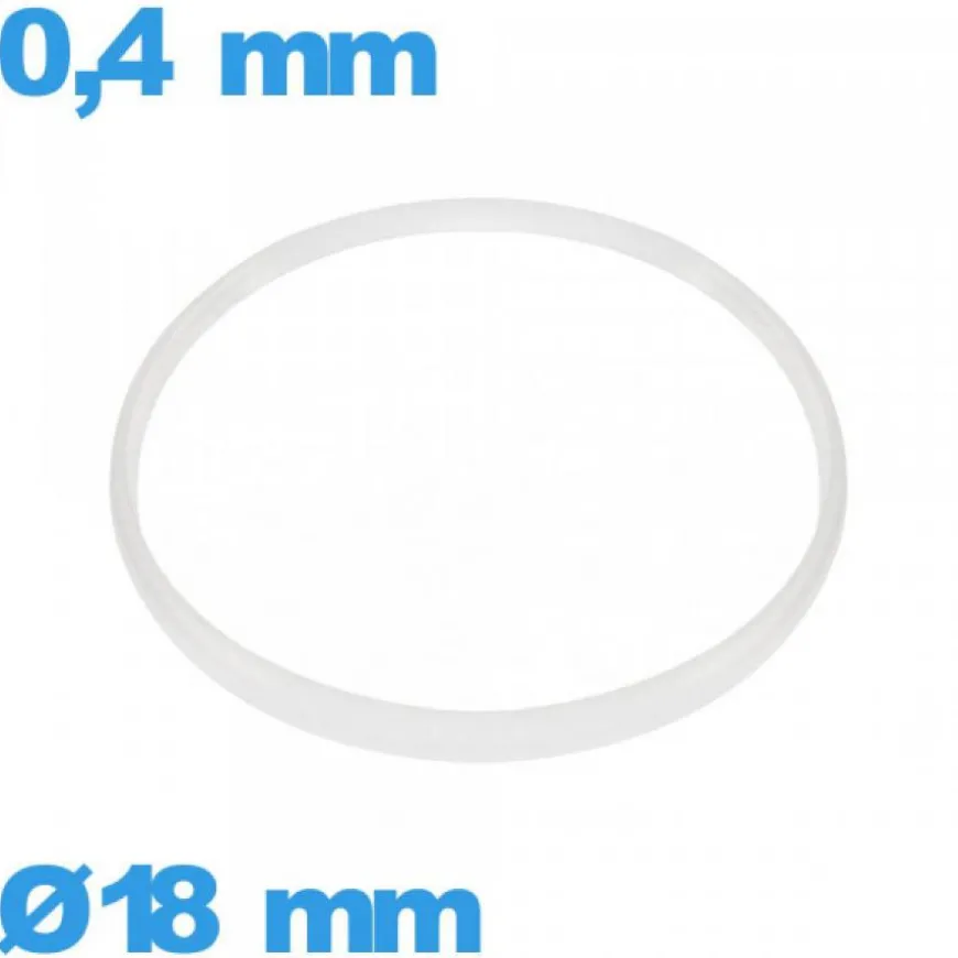 Joint verre pour horlogerie 18 X 0,4 mm Cylindrique pas cher