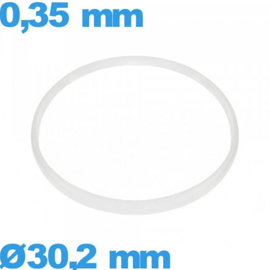 Joint verre pour montre de marque Sternkreuz 30,2 X 0,35 mm