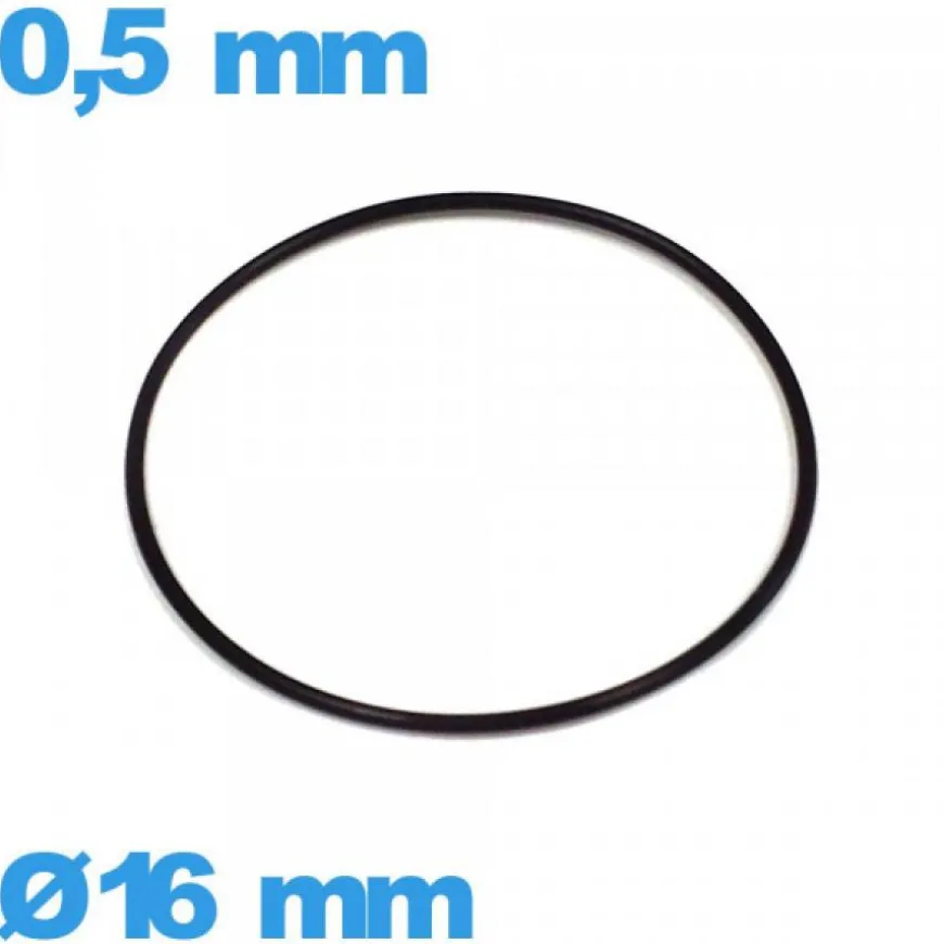 Joint 16 X 0,5 mm de montre nitrile O-ring