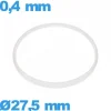 Joint  27,5 X 0,4 mm horlogerie