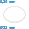 Joint  22 X 0,35 mm horlogerie    Sternkreuz