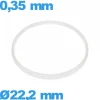 Joint   22,2 X 0,35 mm i-Ring de montre